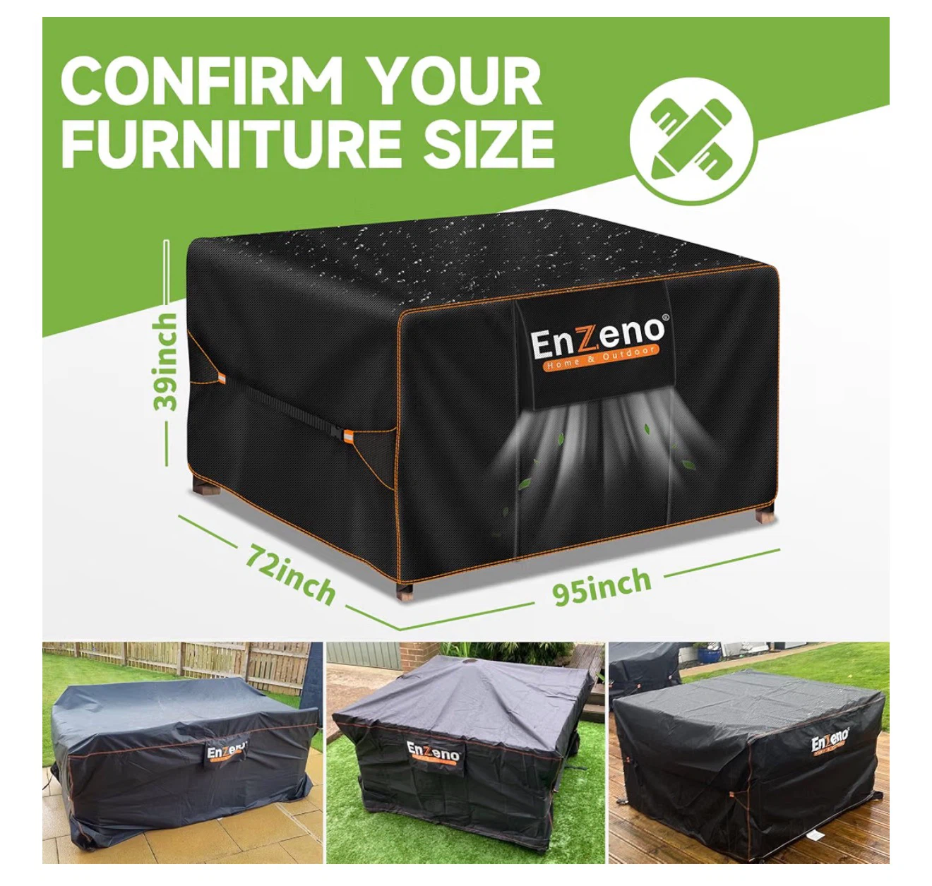 EnZeno Waterproof Outdoor Furniture Cover - photo 2