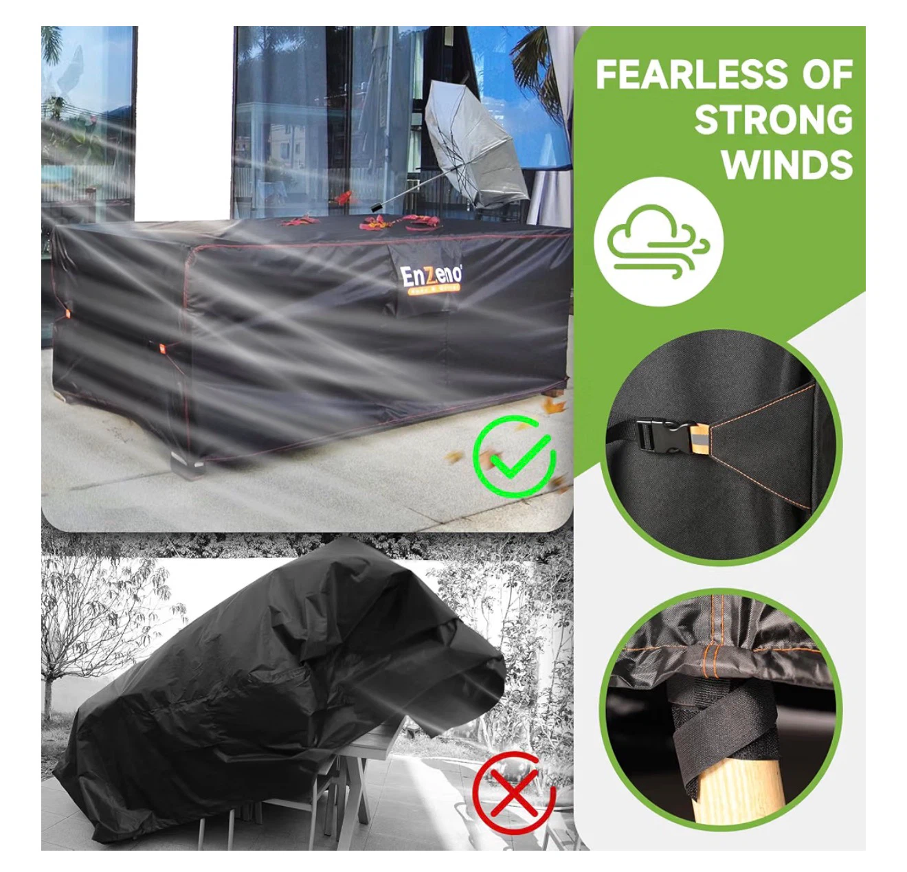 EnZeno Waterproof Outdoor Furniture Cover - photo 4