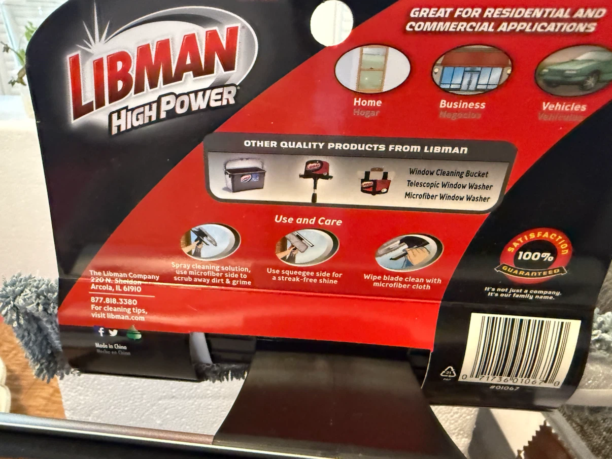 Libman High Power 3-in-1 Window Cleaner Tool - photo 4