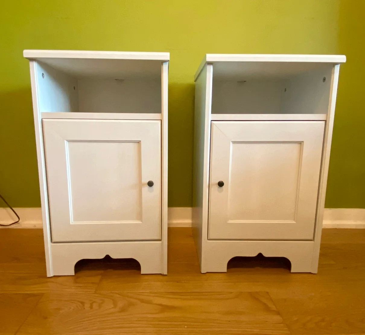 White Nightstands - Pair