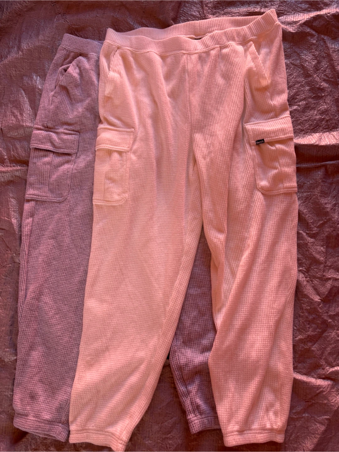 NWOT 2pc Bench Waffle Knit Cargo Pants