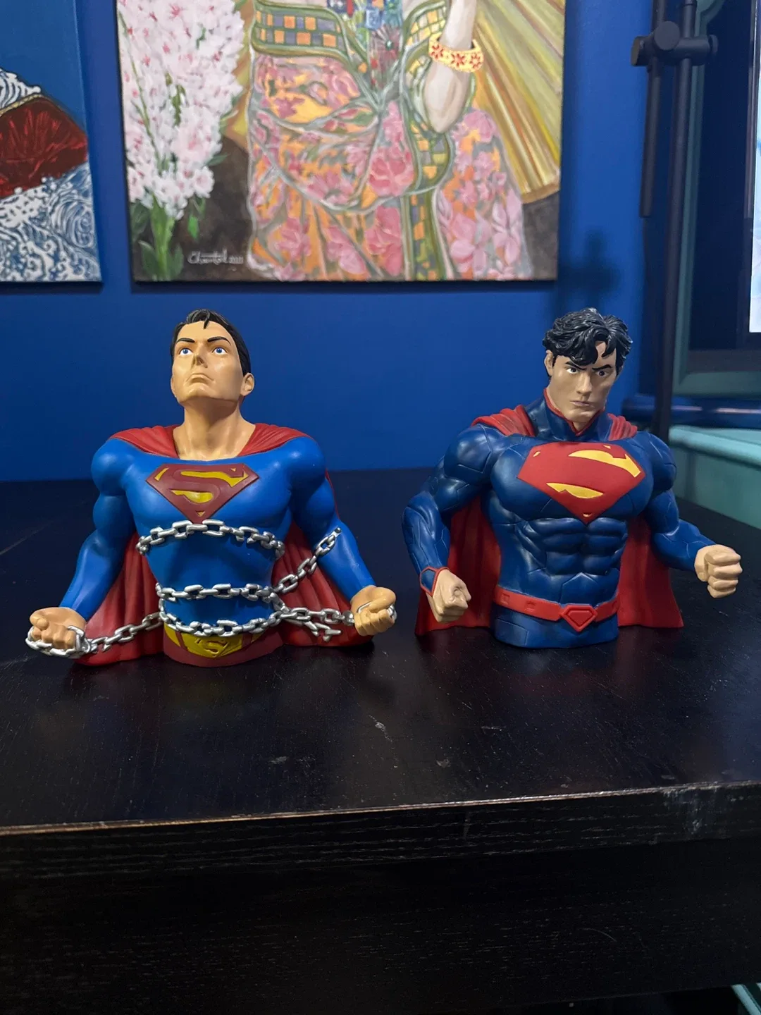 Superman Coin Bank Bust