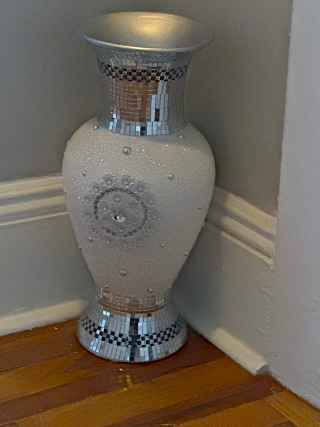 Decorative Mirrored Mosaic Vase - photo 2