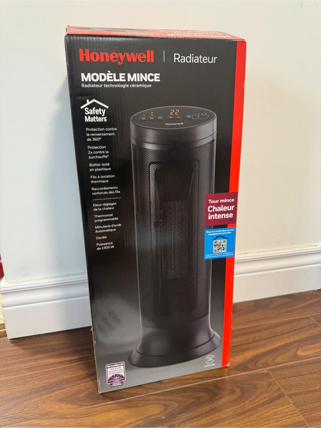 Honeywell Slim Ceramic Tower Heater HCE317BC - photo 4