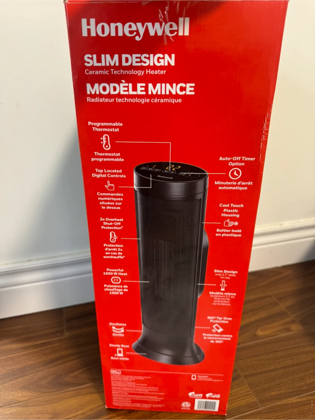 Honeywell Slim Ceramic Tower Heater HCE317BC - photo 5