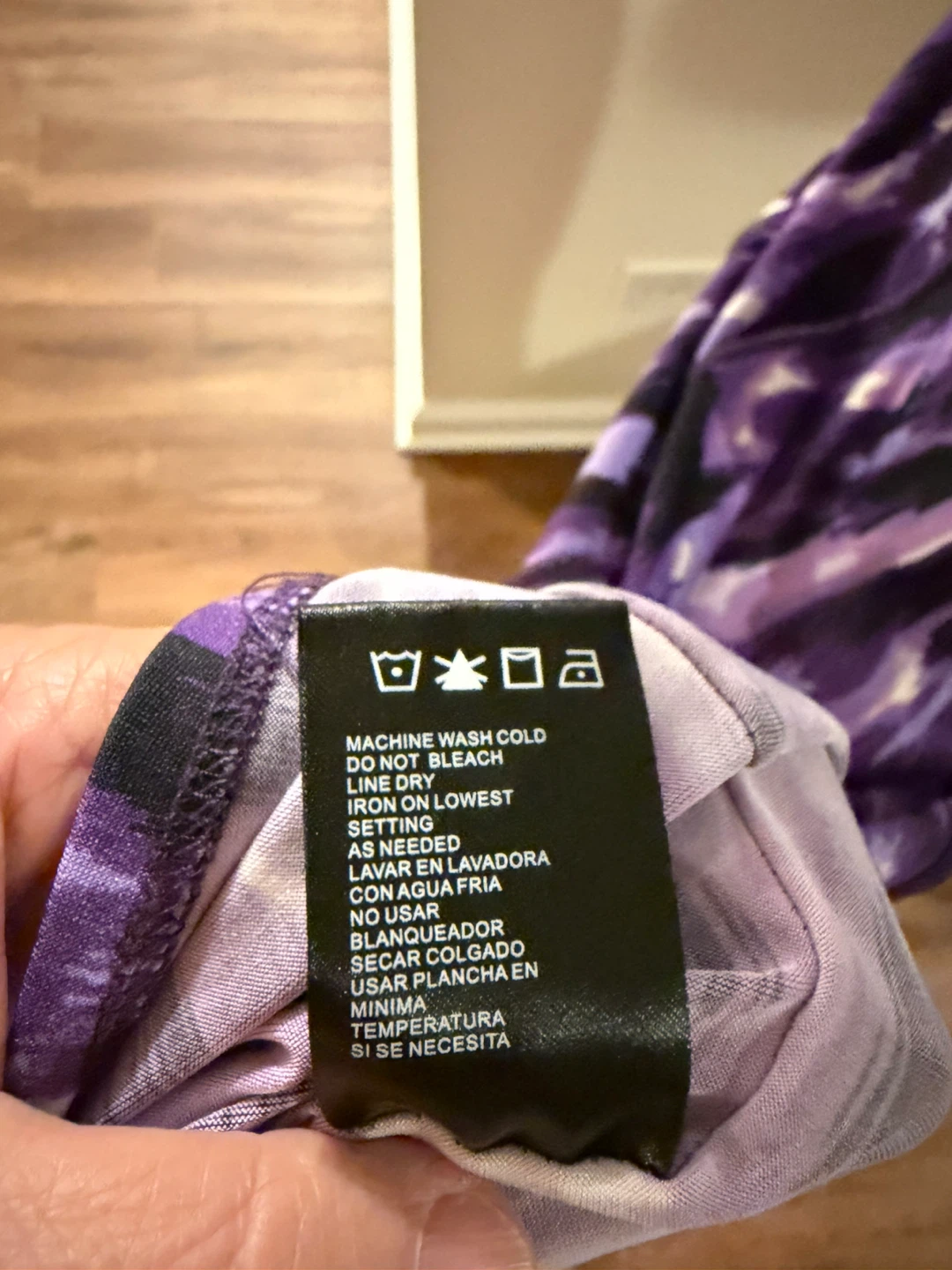 Perceptions New York Purple Print Sleeveless Dress - photo 5