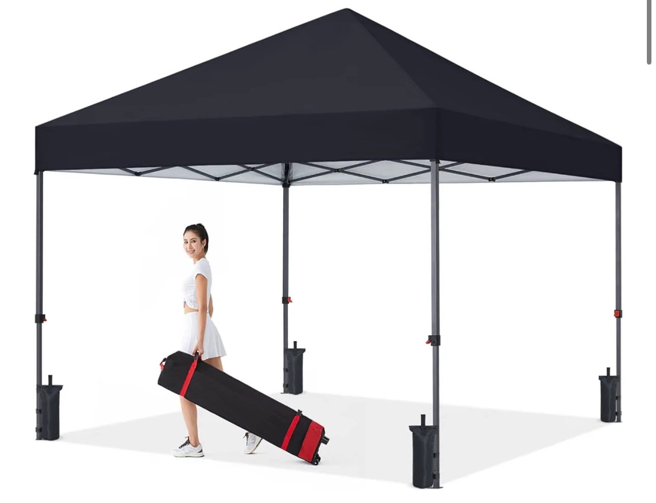 Black Pop-Up Canopy Tent