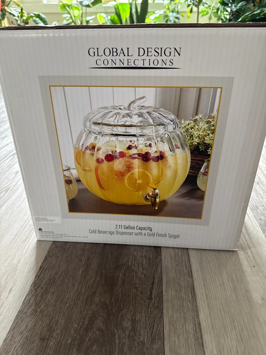 Global Design Connections Pumpkin Beverage Dispenser