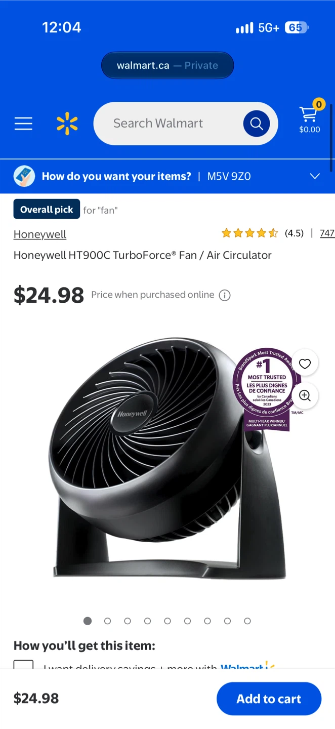 Honeywell TurboForce Air Circulator Fan - photo 2