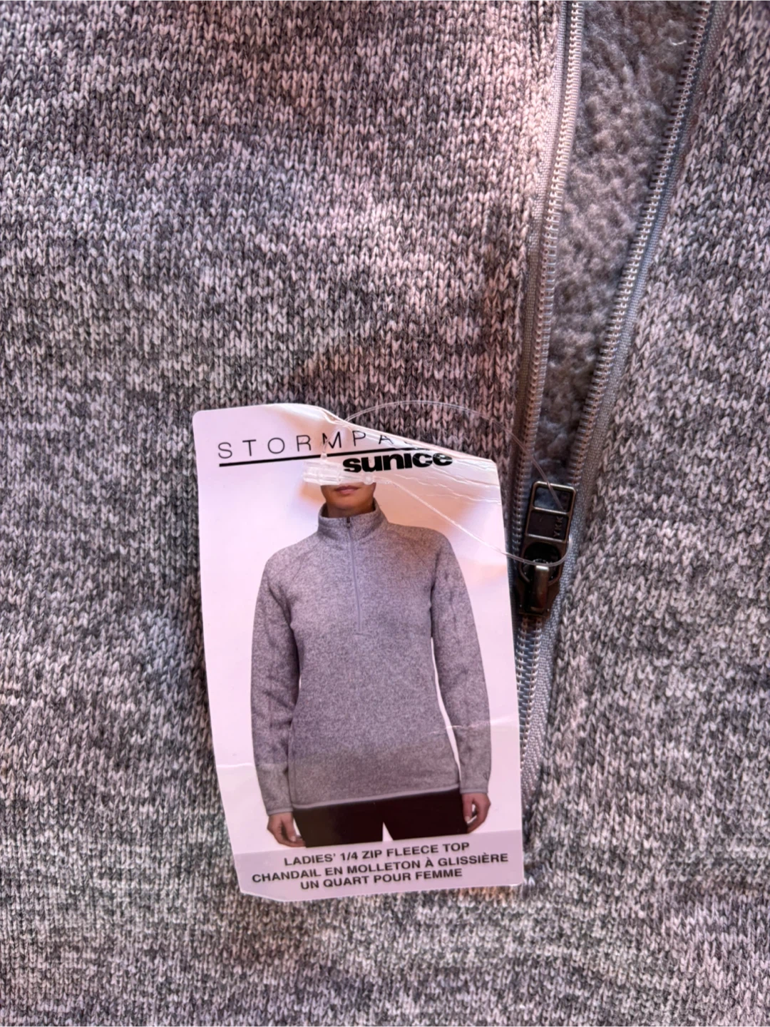 Sunice Ladies 1/4 Zip Fleece Top - photo 2