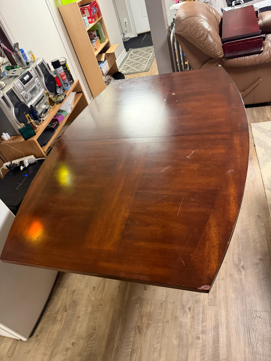 Dark Wood Dining Table