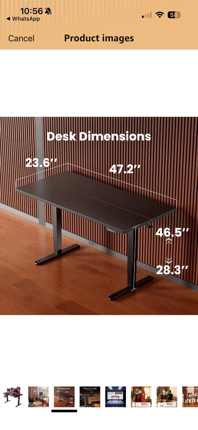 ErGear Electric Standing Desk – Like New - photo 3