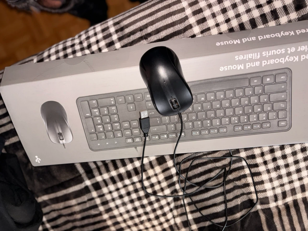 Wired keyboard and mouse combo - photo 4