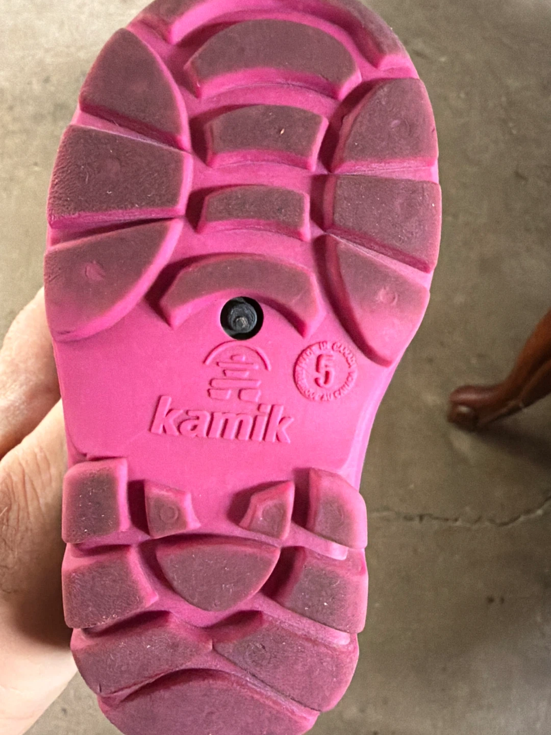 Kamik Pink Winter Boots Size 5 - photo 3
