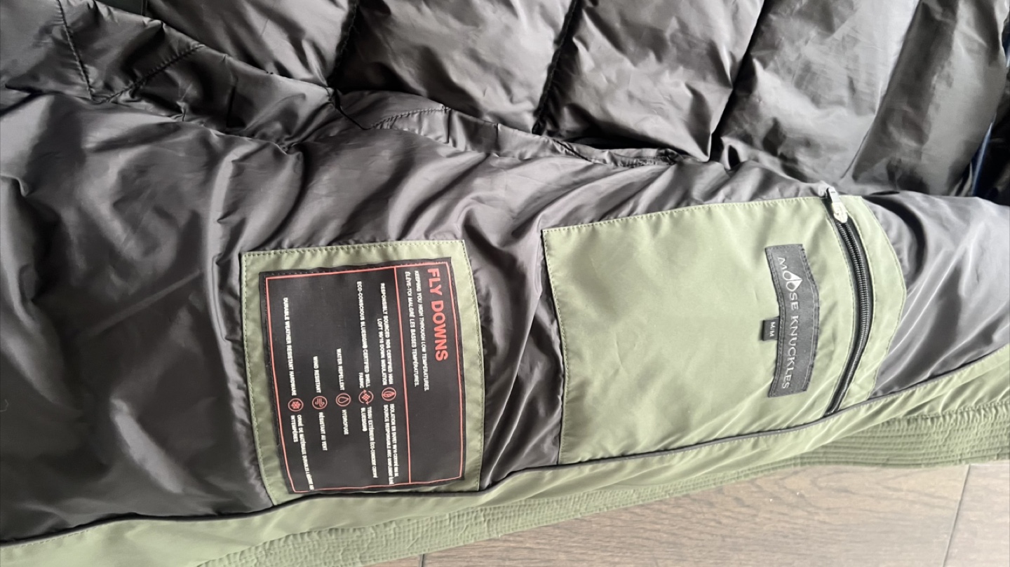 Moose Knuckles Green Down Jacket - photo 3