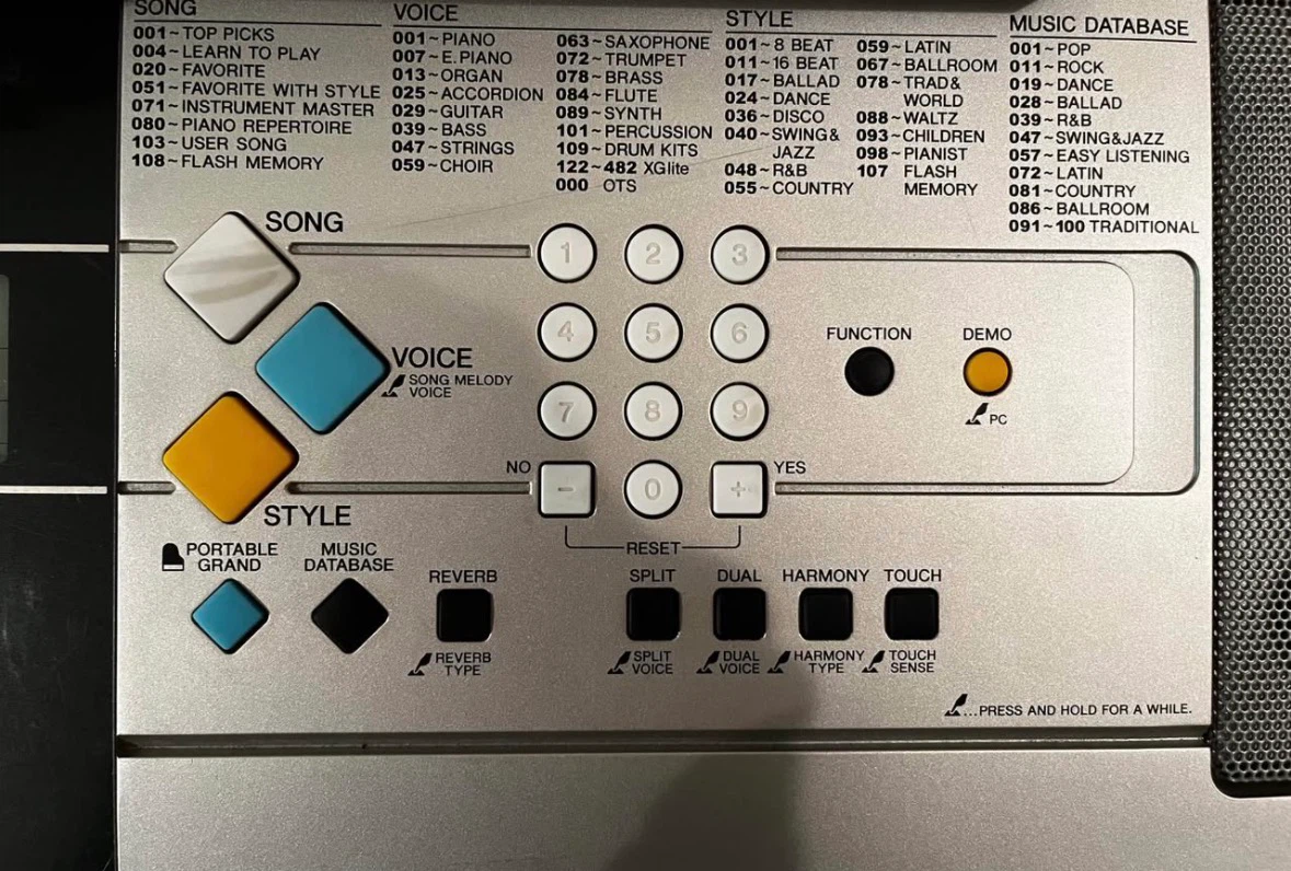 Yamaha YPT-320 Portable Keyboard - photo 2