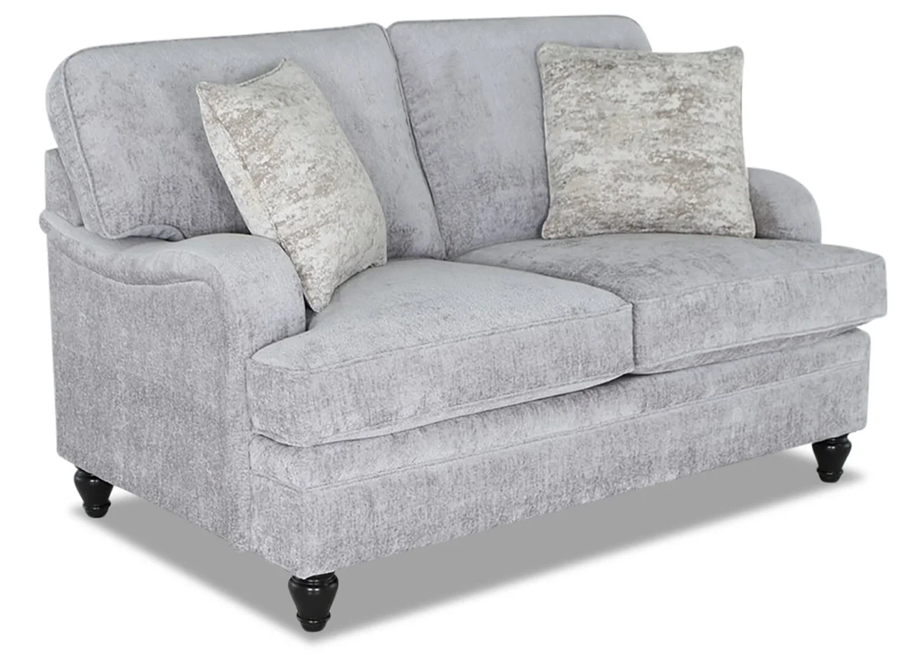 The Brick Bellmont Chenille Loveseat – Platinum Grey - photo 3