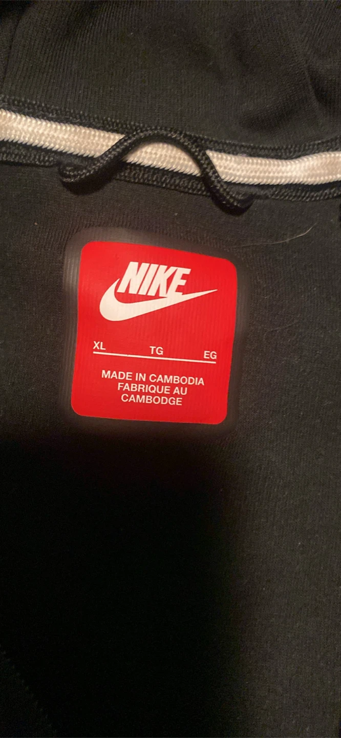 Nike Tech Fleece Black Hoodie Size XL - photo 3