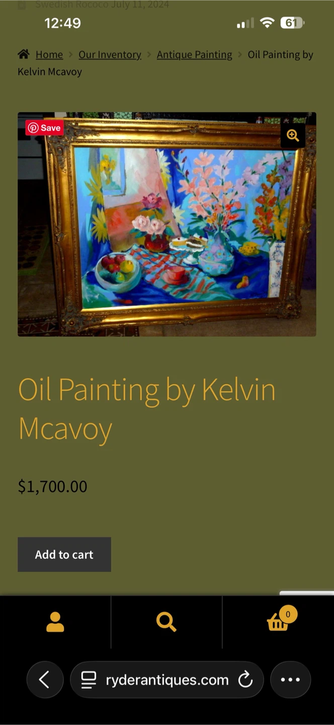 VINTAGE KELVIN MCAVOY OIL PAINTING GIRL W CATS ART CANVAS - photo 5