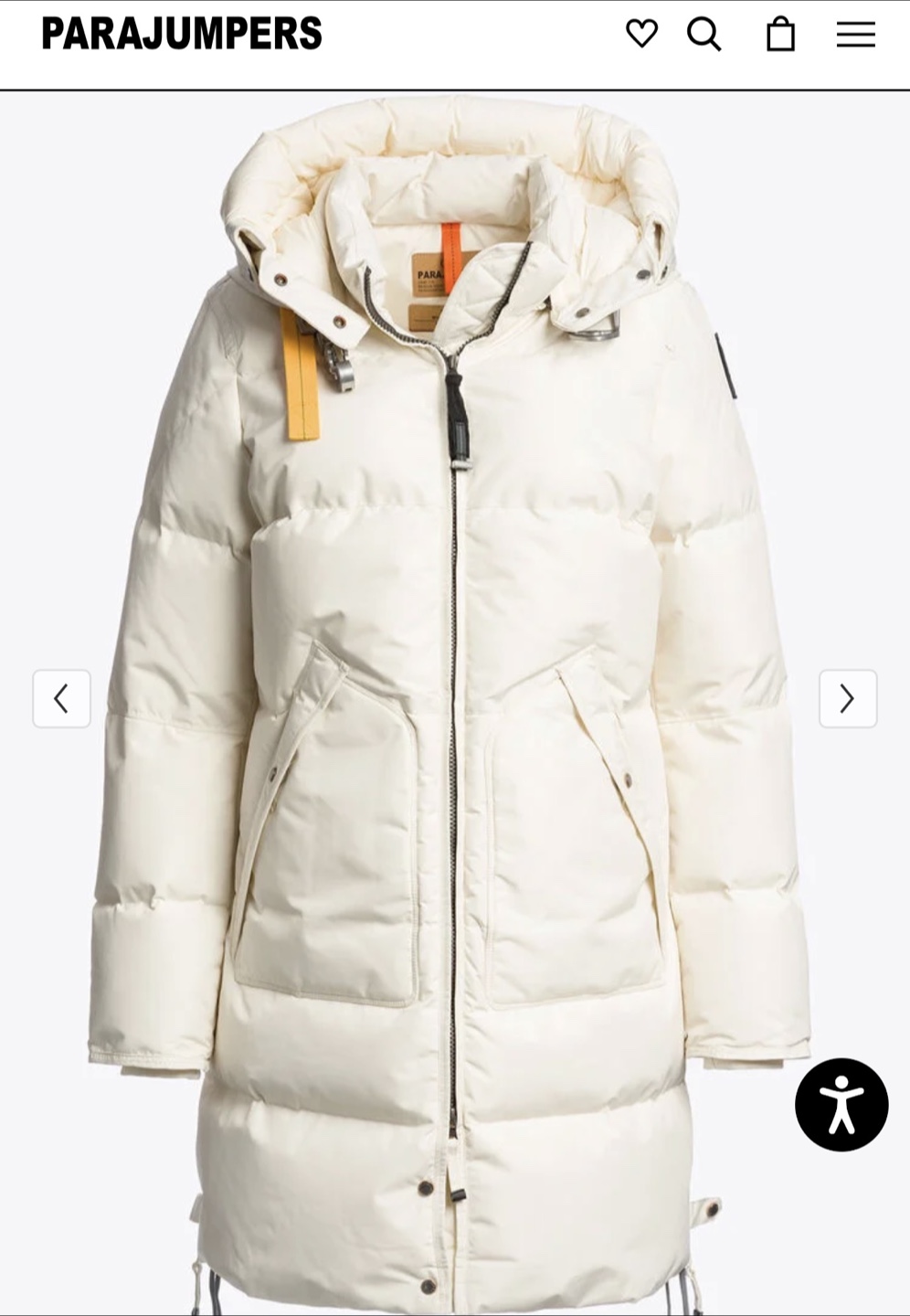 Parajumpers Down Jacket - Off-White - photo 2