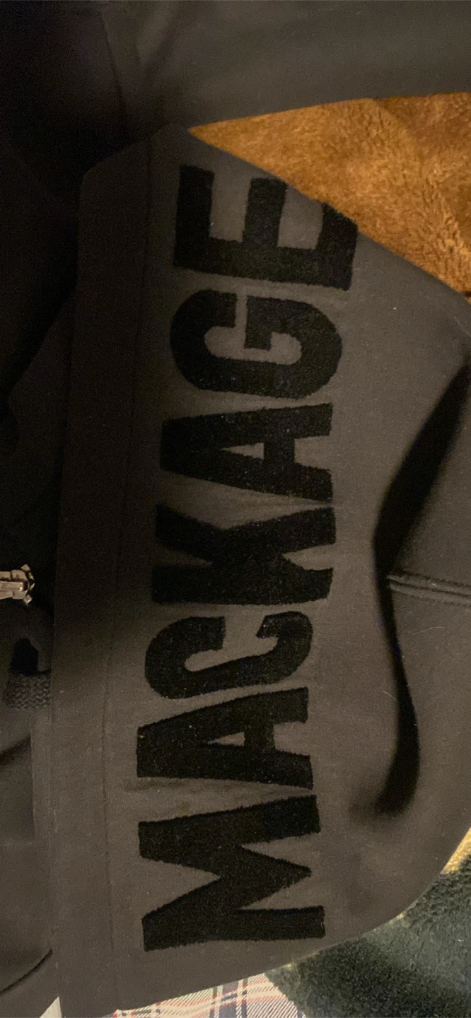 Mackage Black Zip-Up Hoodie - photo 2