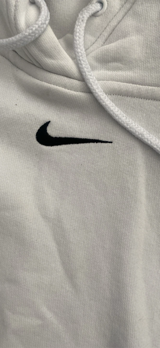 Nike White Pullover Hoodie