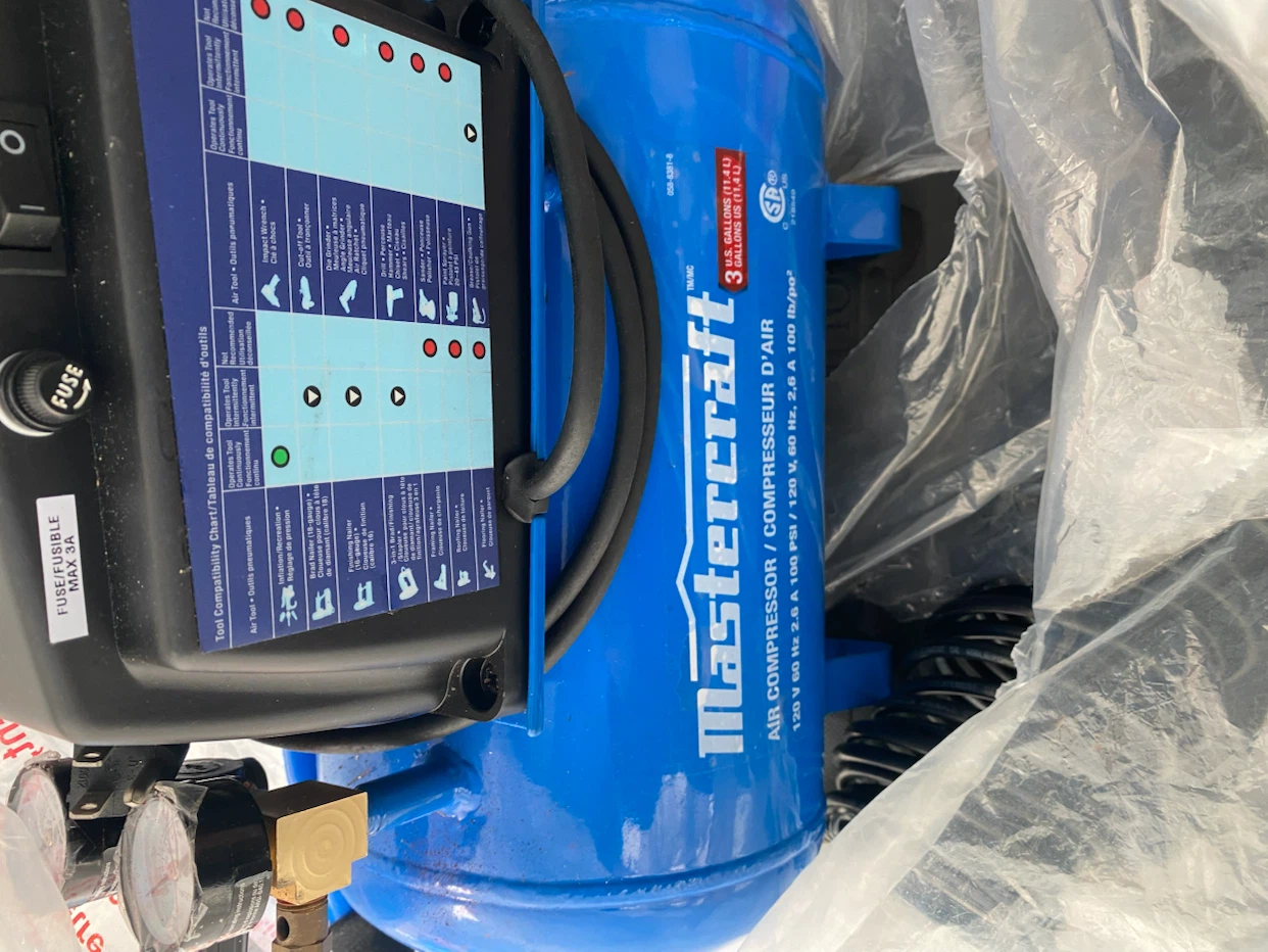 Mastercraft Air Compressor and DeWalt Power Tools - photo 3