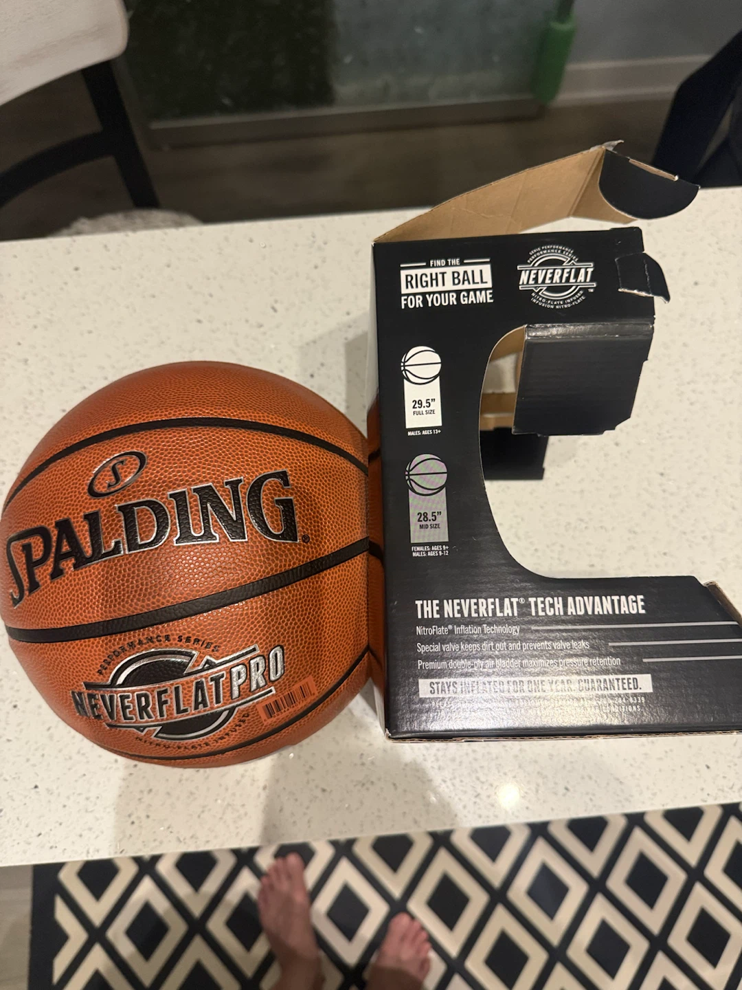 Spalding Never Flat Pro I/O Basketball