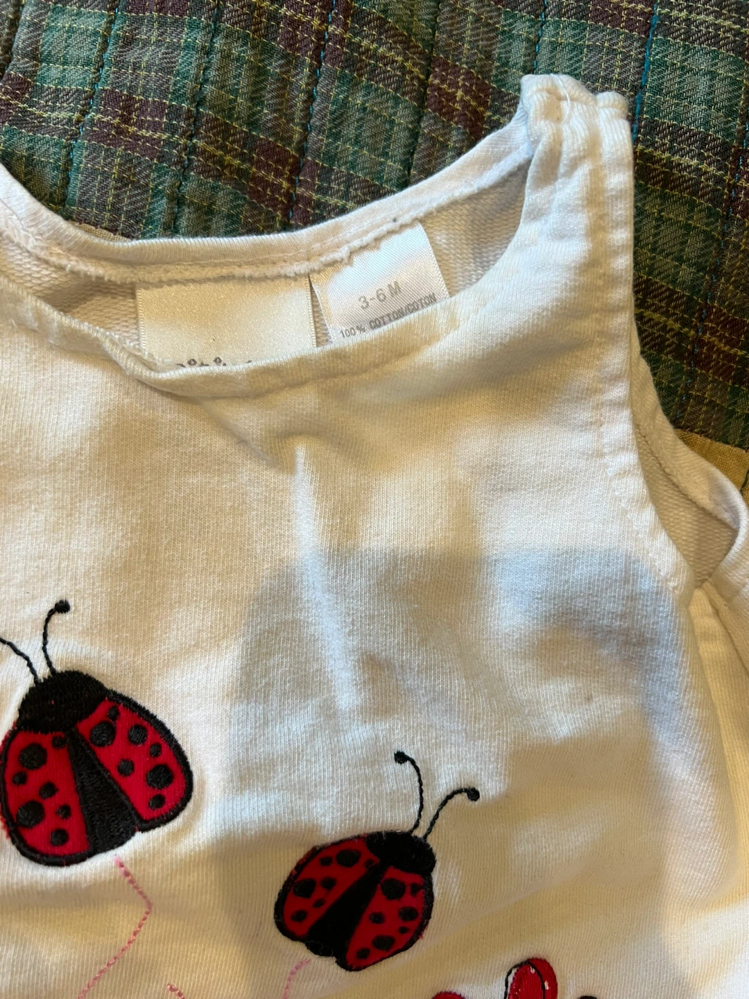 Baby Girl Ladybug Tank Dress 3-6 Months - photo 2