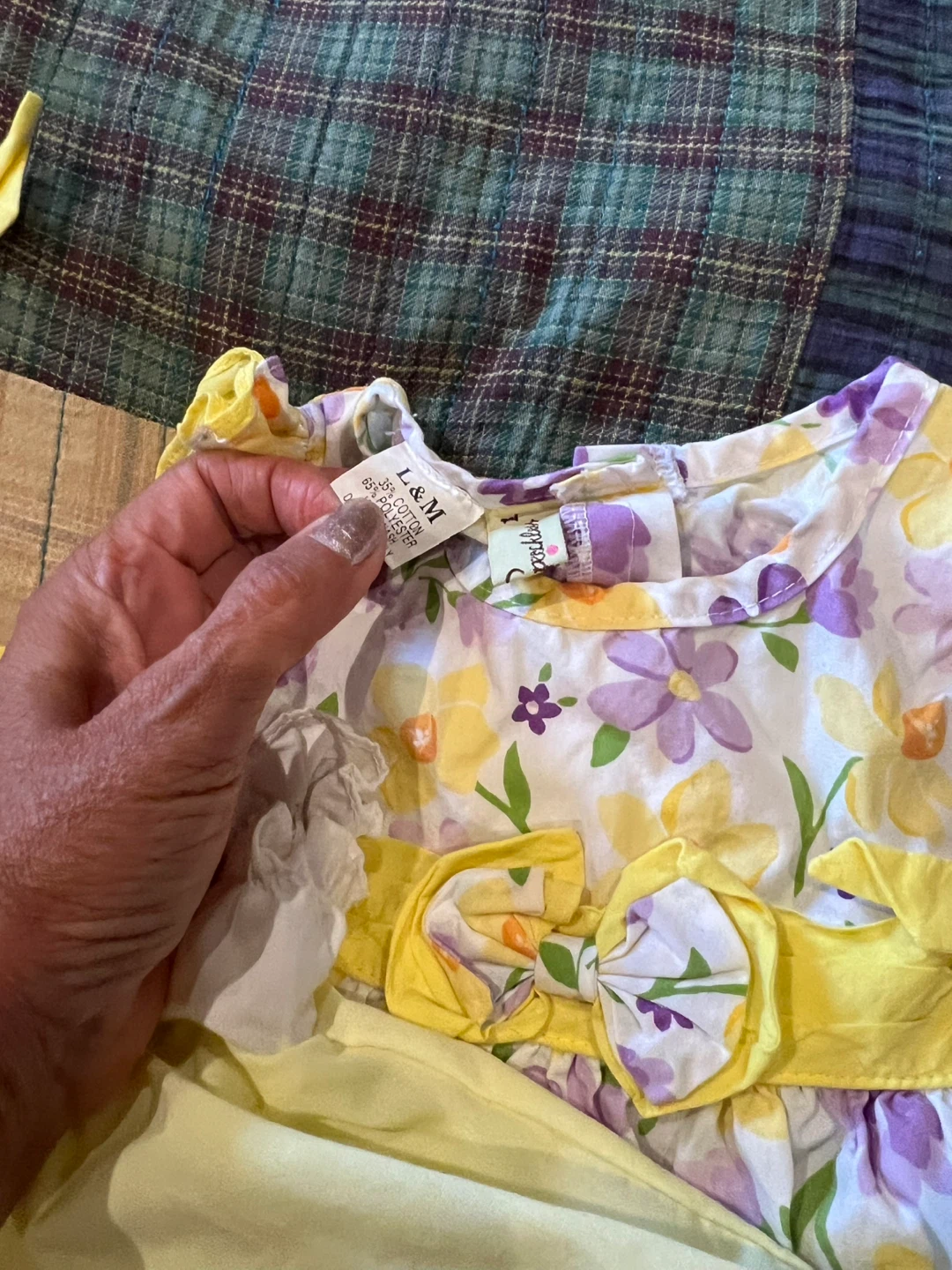 Two Vintage Style Baby Dresses Size 12 - photo 4
