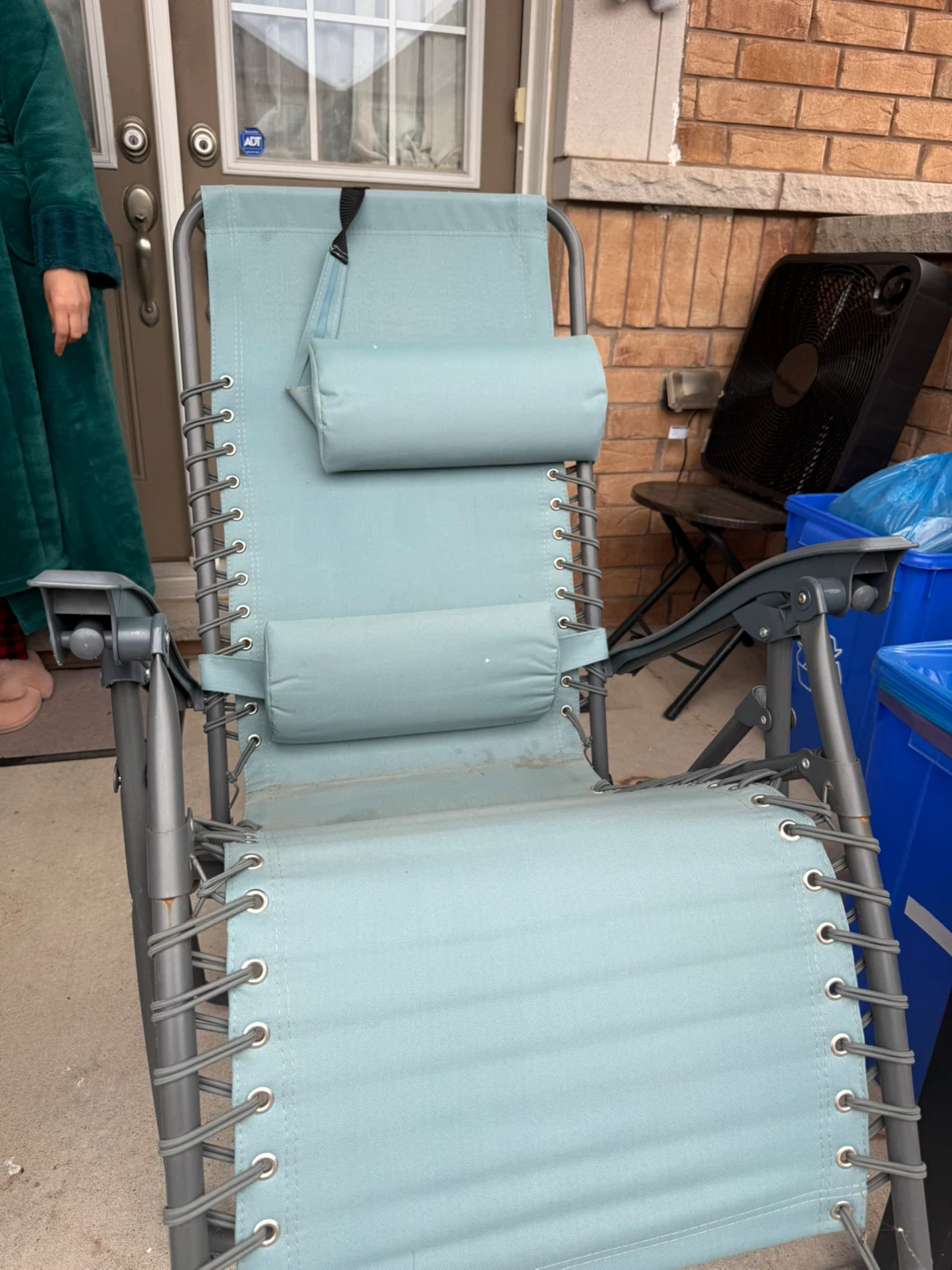 Two Blue Zero Gravity Chairs - photo 2