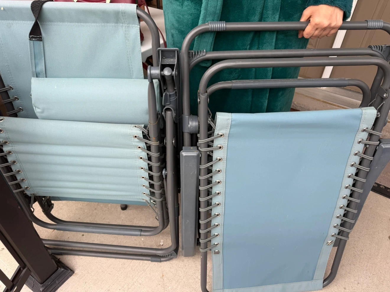 Two Blue Zero Gravity Chairs - photo 4