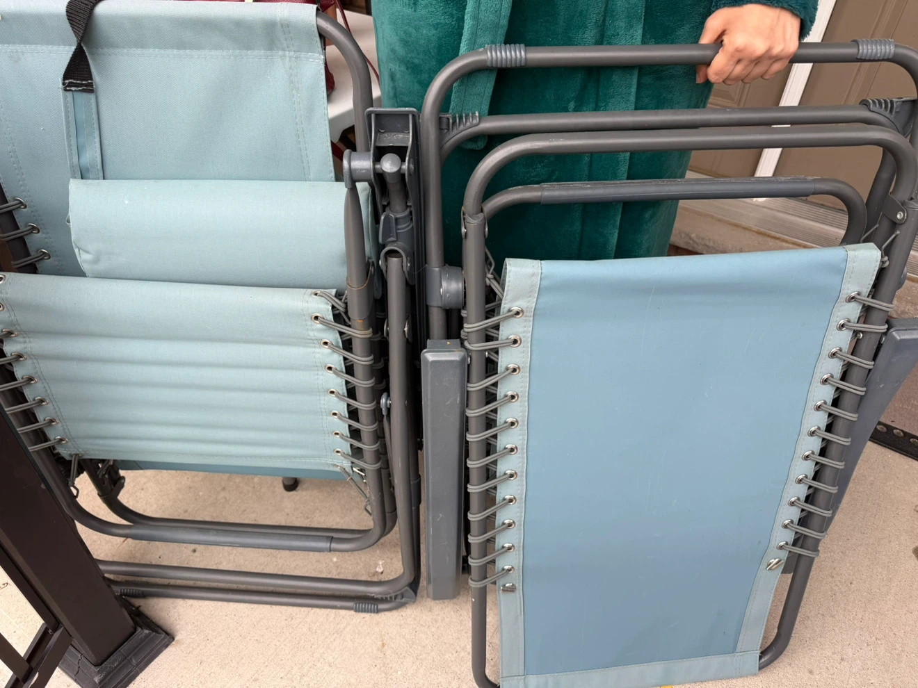 Two Blue Zero Gravity Chairs - photo 5
