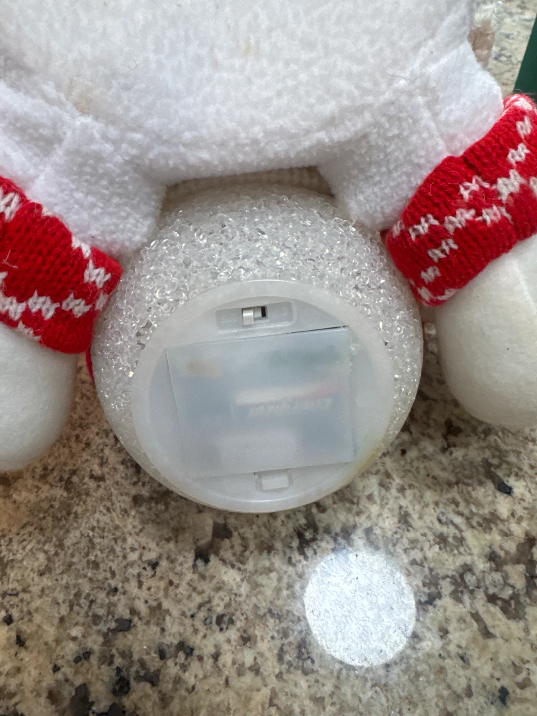 Light-up Plush Snowman Christmas Decoration - photo 2
