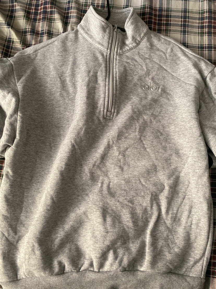 Alo Yoga Grey Half-Zip Pullover - photo 5