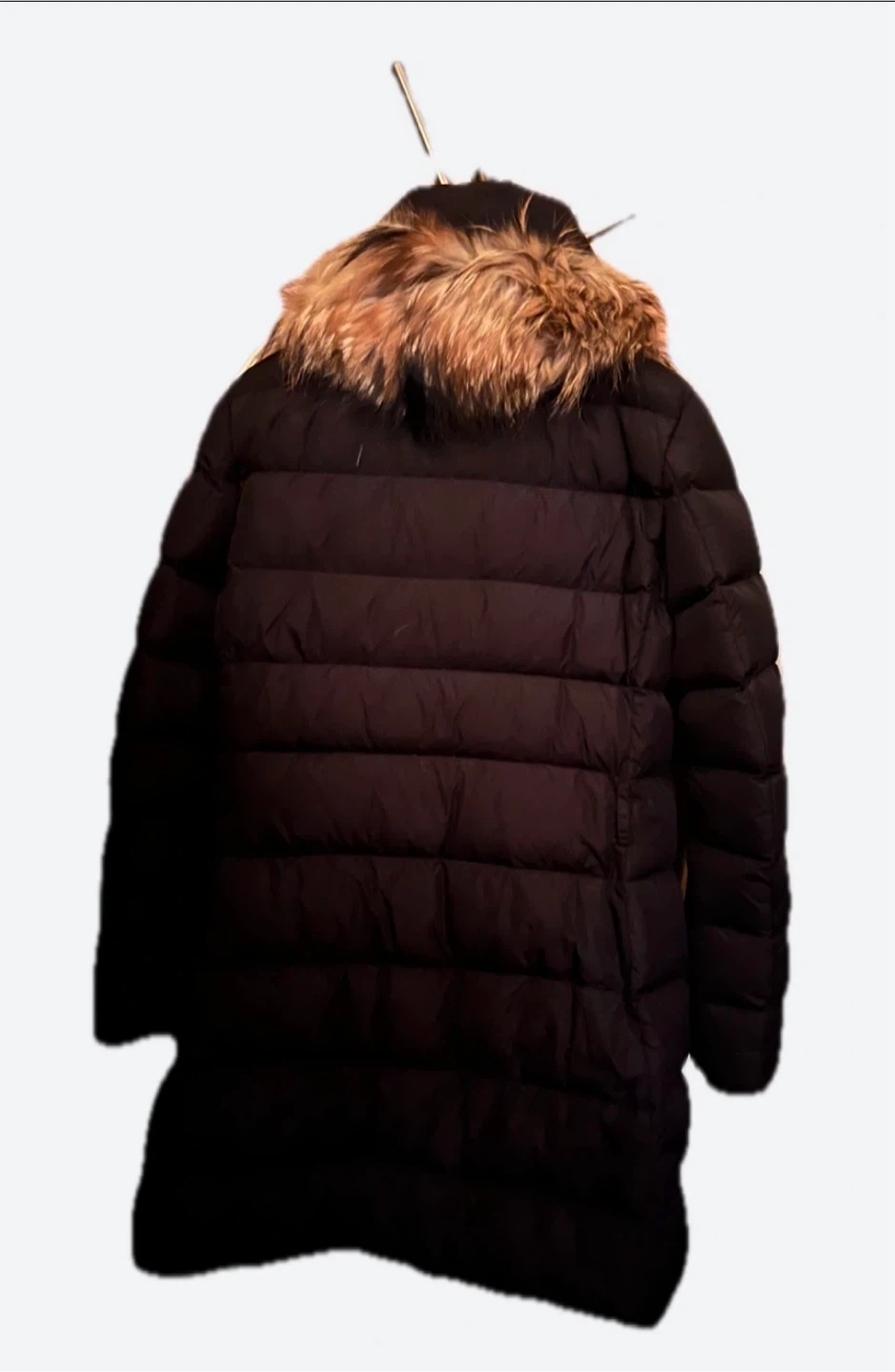 Black Down Puffer Coat - photo 2