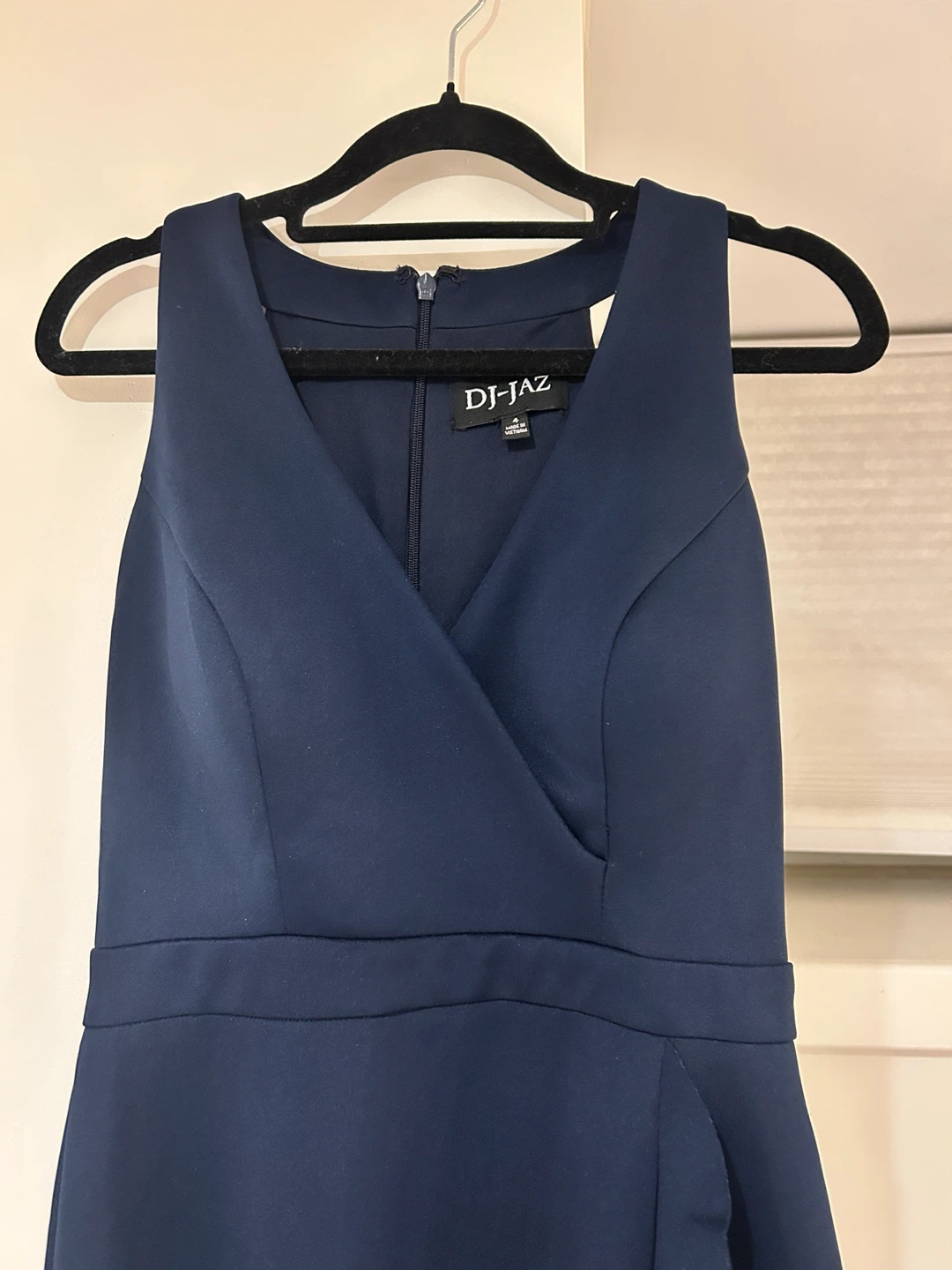 Navy Blue Ruffle Dress Size 4 DJ-JAZ - photo 3