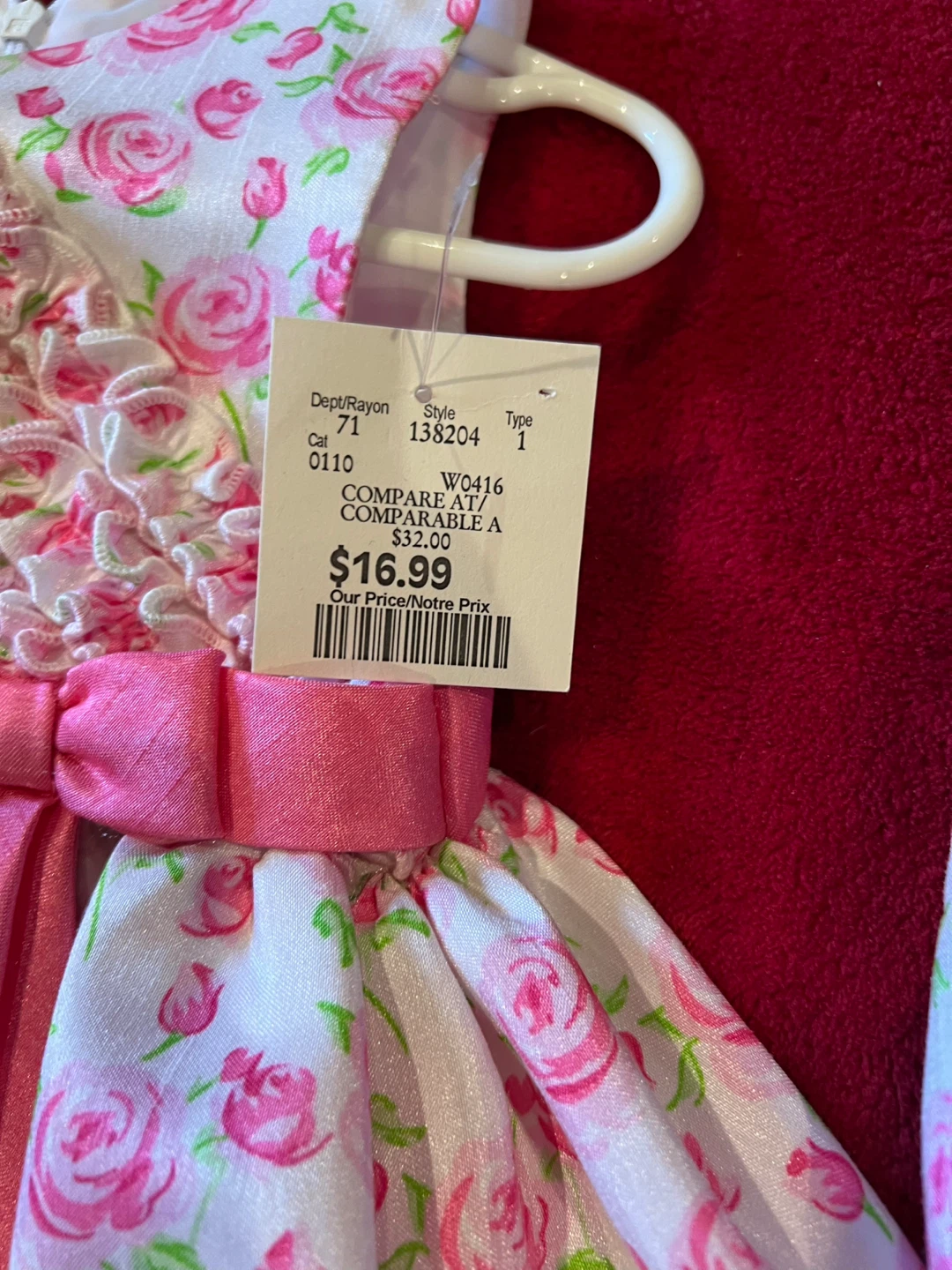 Baby Girl Floral Dress and Bloomers Set - photo 3