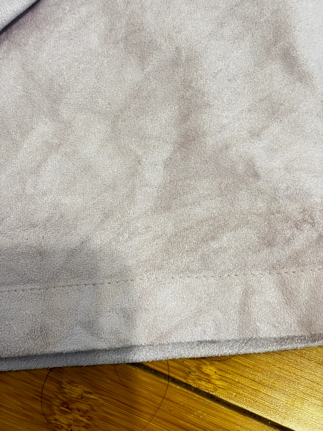 Set of Two Light Purple Velvet Curtains - photo 3