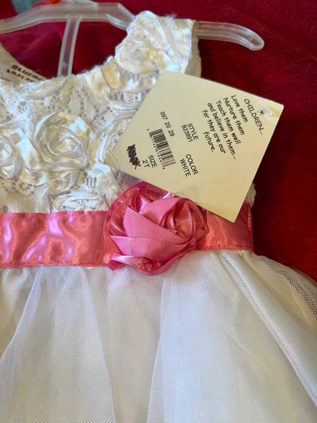 Blueberry Kids White Dress Size 2T