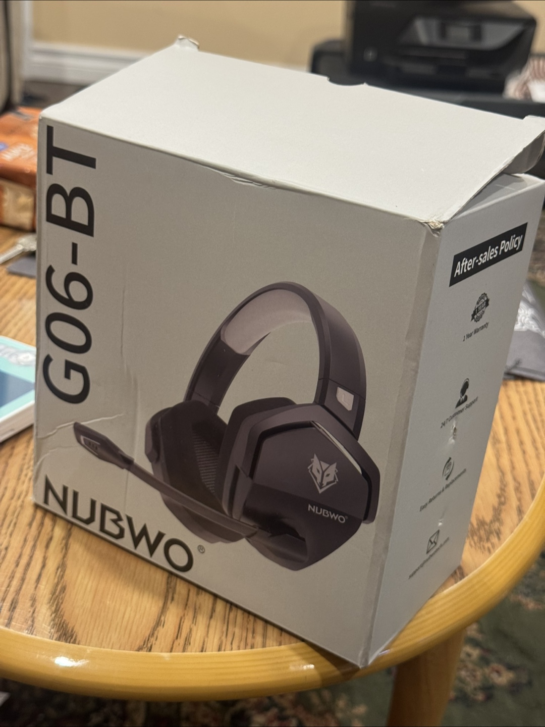 NUBWO G06-BT Wireless Gaming Headset - Grey