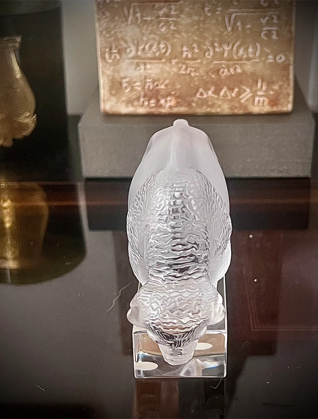 Lalique France Crystal Bison Paperweight – Signed – Mint - photo 4