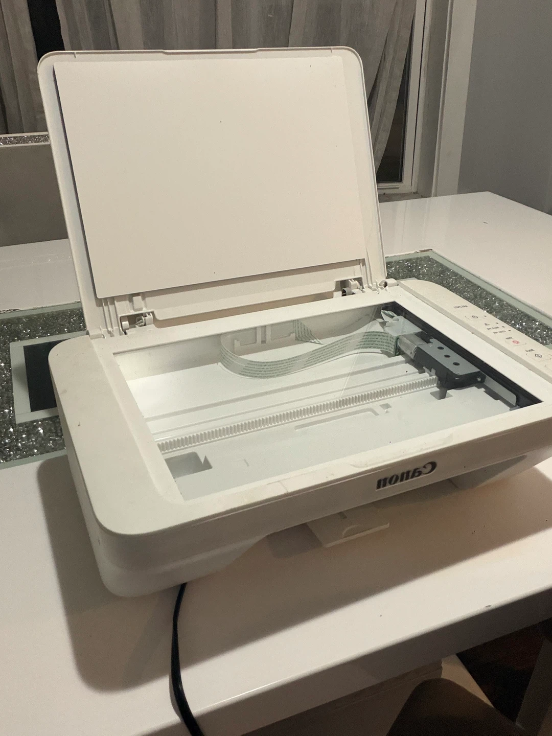 White Canon All-in-One Printer