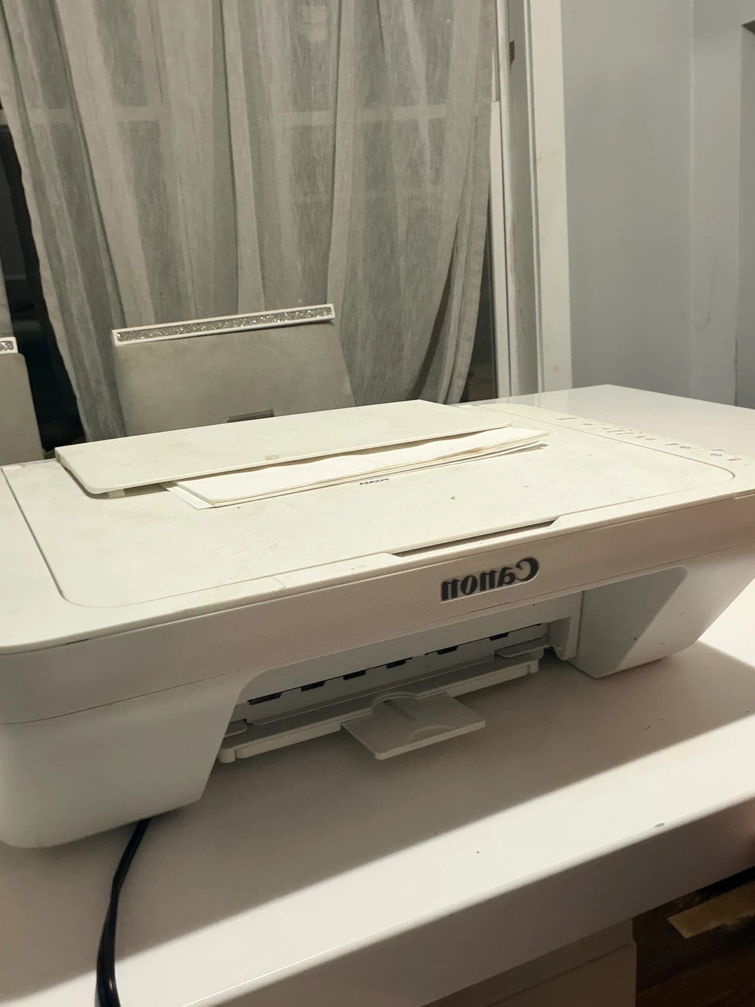 White Canon All-in-One Printer - photo 3