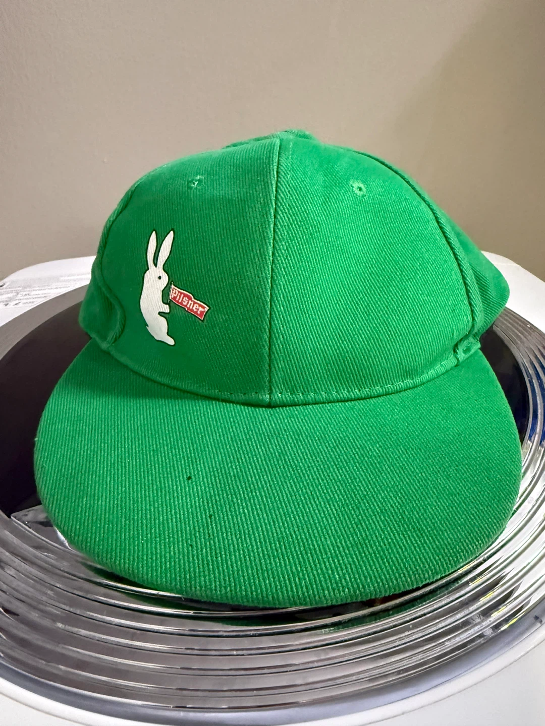Green Pilsner Urquell Rabbit Baseball Cap