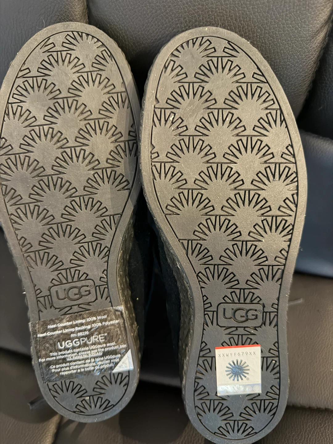 UGG Black Suede Moccasins - photo 3