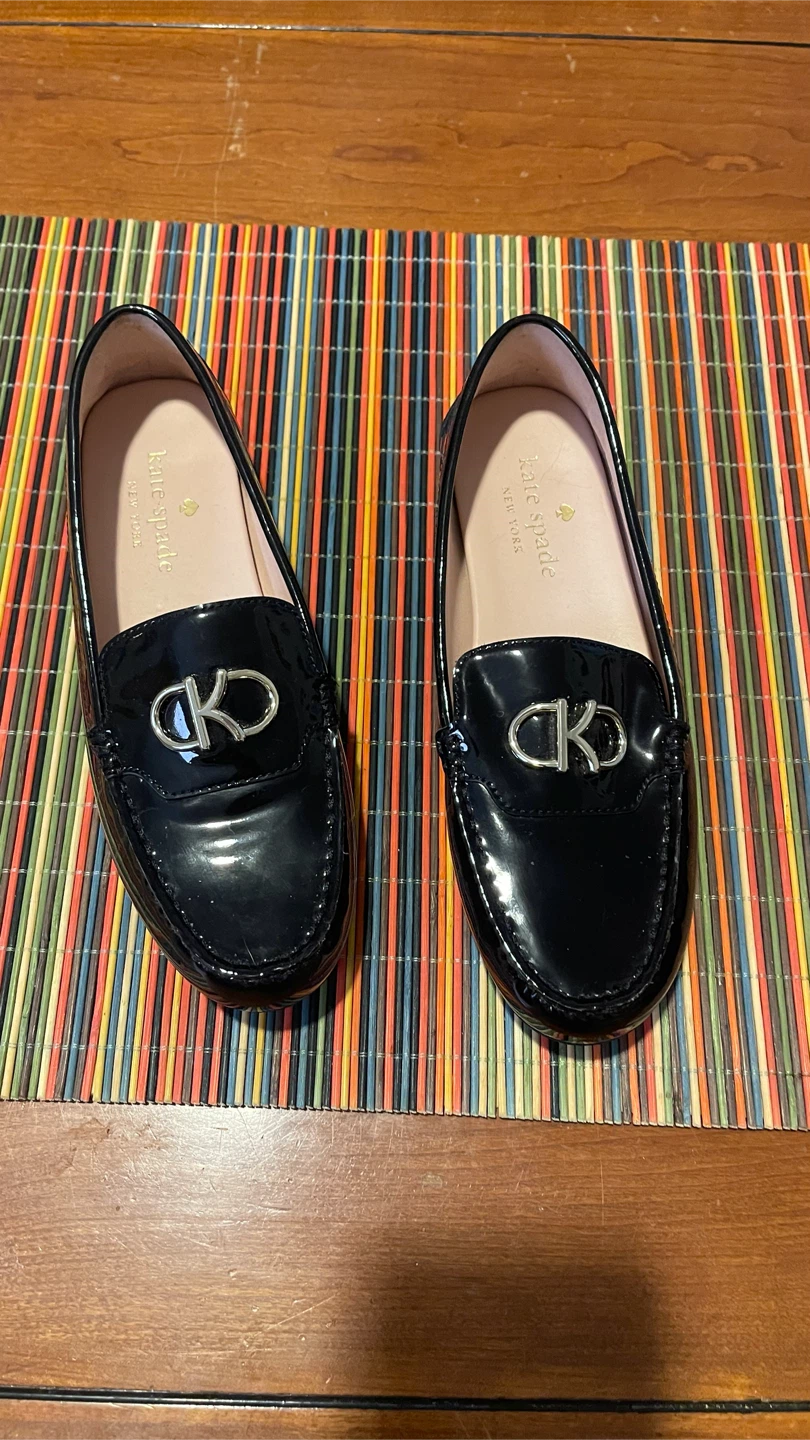 Kate Spade New York Black Patent Loafers - photo 3