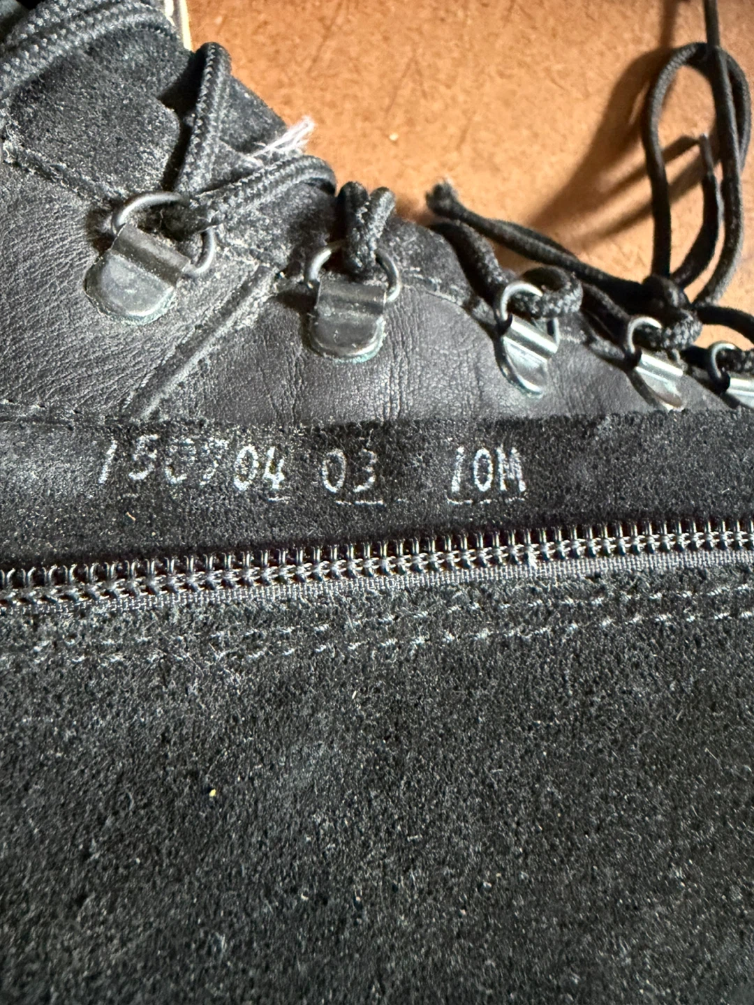 Martins Black Leather Boots Size 10M - photo 2