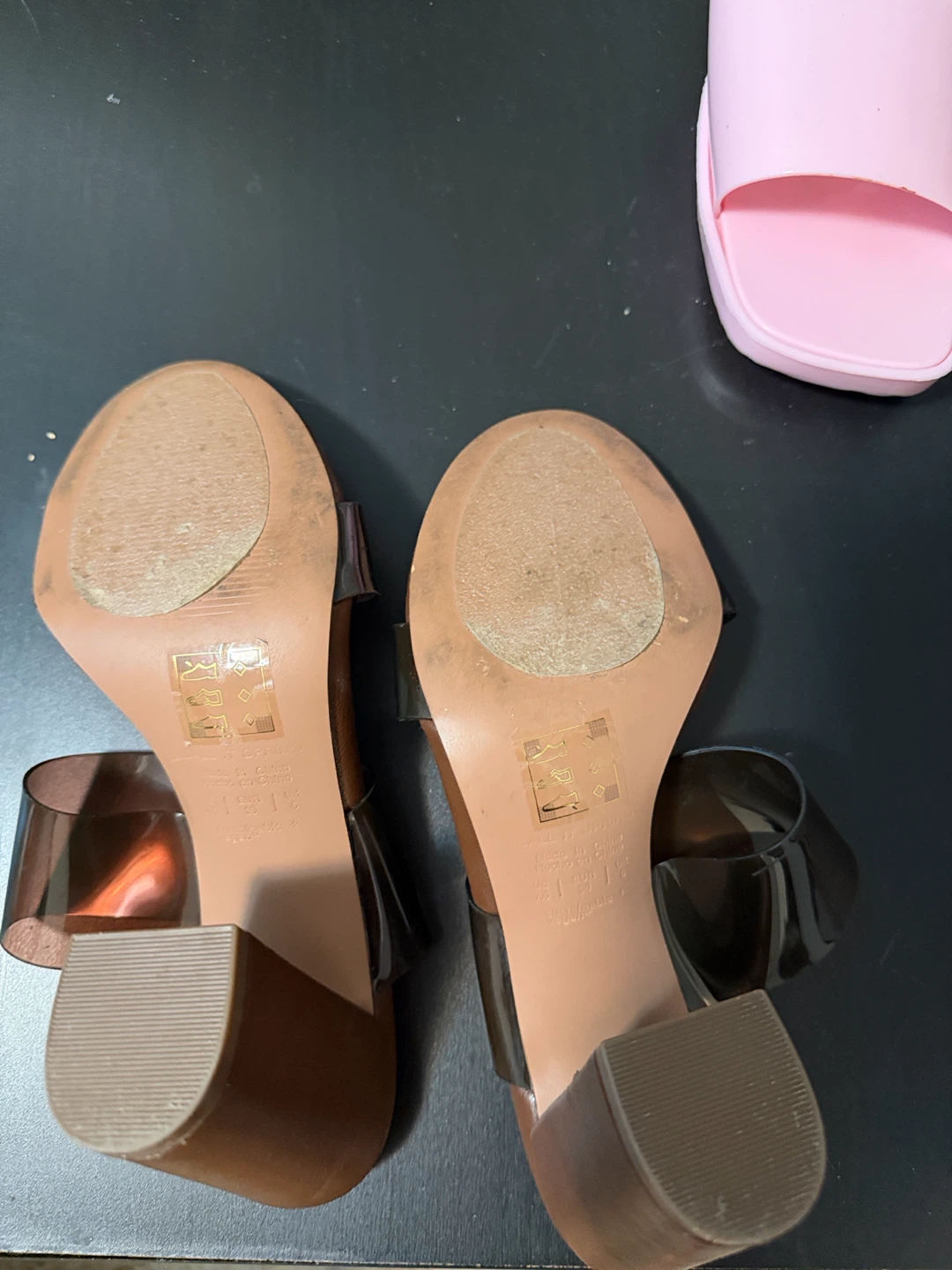 Call It Spring brown heeled sandals - photo 3