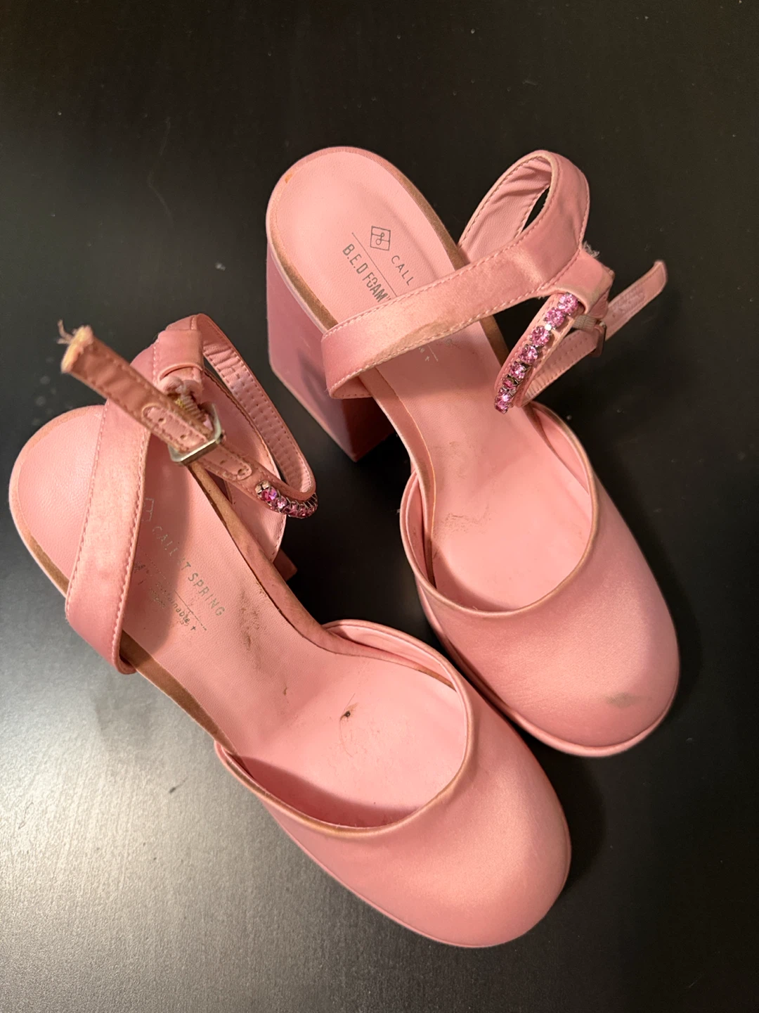 Call It Spring Pink Platform Heels